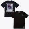 Wayne Gretzky Edmonton Oilers Mitchell & Ness Photo T-Shirt - Black - Back View