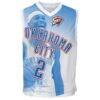 Shai Gilgeous-Alexander Oklahoma City Thunder Outerstuff Youth Hometown Fashion Jersey - Blue - Side View