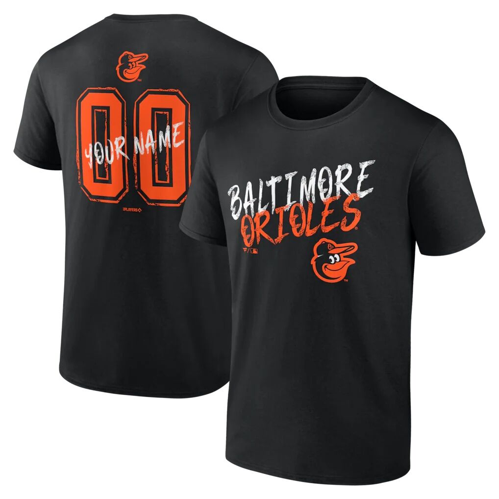 Baltimore Orioles  Hustle Personalized Name & Number T-Shirt
