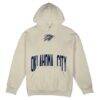 Oklahoma City Thunder Stadium Essentials Unisex Surrender Hoodie - Cream - Back View