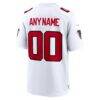 Atlanta Falcons Nike Custom Game Jersey - White - Side View