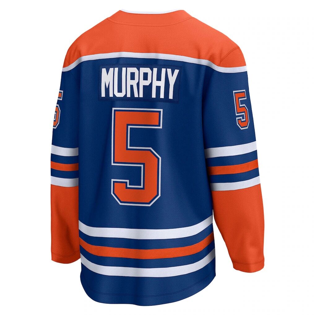 Connor Murphy Edmonton Oilers Fanatics Home Breakaway Jersey – Royal