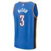 Jared McCain Oklahoma City Thunder Fanatics Fast Break Replica Jersey - Blue - Side View