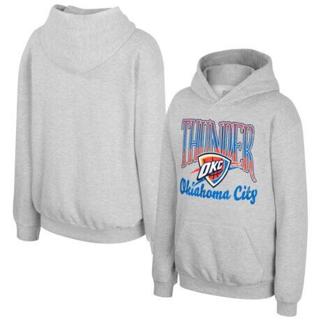 Oklahoma City Thunder Stadium Essentials Youth Sky High Hoodie - - Front View