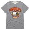 Baltimore Orioles Homage Women's Hello Kitty x MLB Tri-Blend T-Shirt - Gray - Back View