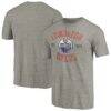 Edmonton Oilers Heritage Tri-Blend T-Shirt - - Back View