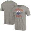 Edmonton Oilers Heritage Tri-Blend T-Shirt - - Front View