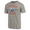 Edmonton Oilers Heritage Tri-Blend T-Shirt - - Side View
