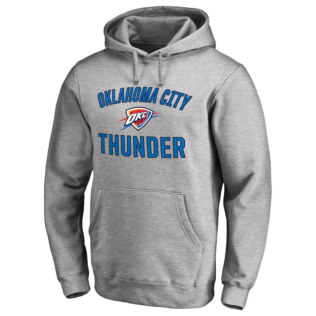 Oklahoma City Thunder Victory Arch Pullover Hoodie – Ash