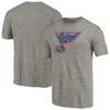 St. Louis Blues Throwback Logo 1987-1989 Tri-Blend T-Shirt - - Front View