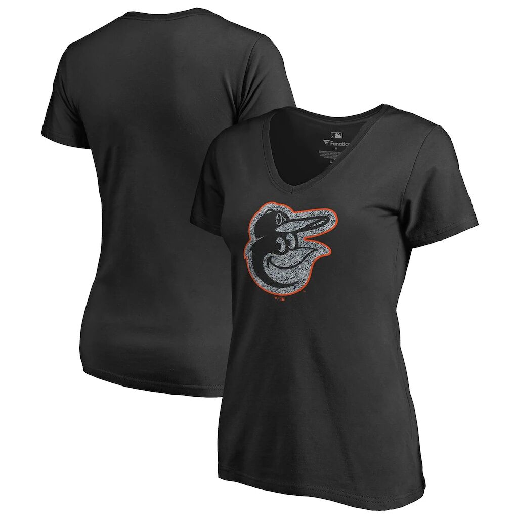 Baltimore Orioles Women’s Static Logo V-Neck T-Shirt