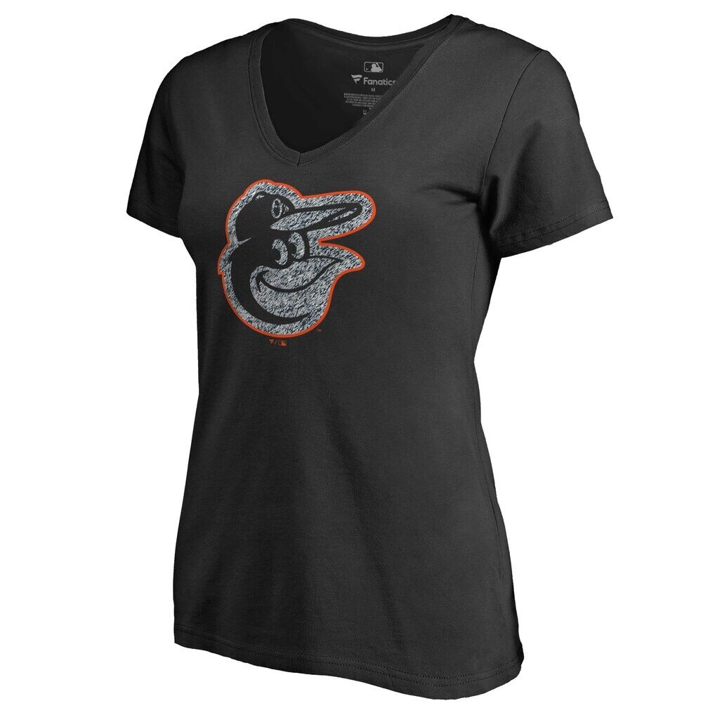 Baltimore Orioles Women’s Static Logo V-Neck T-Shirt