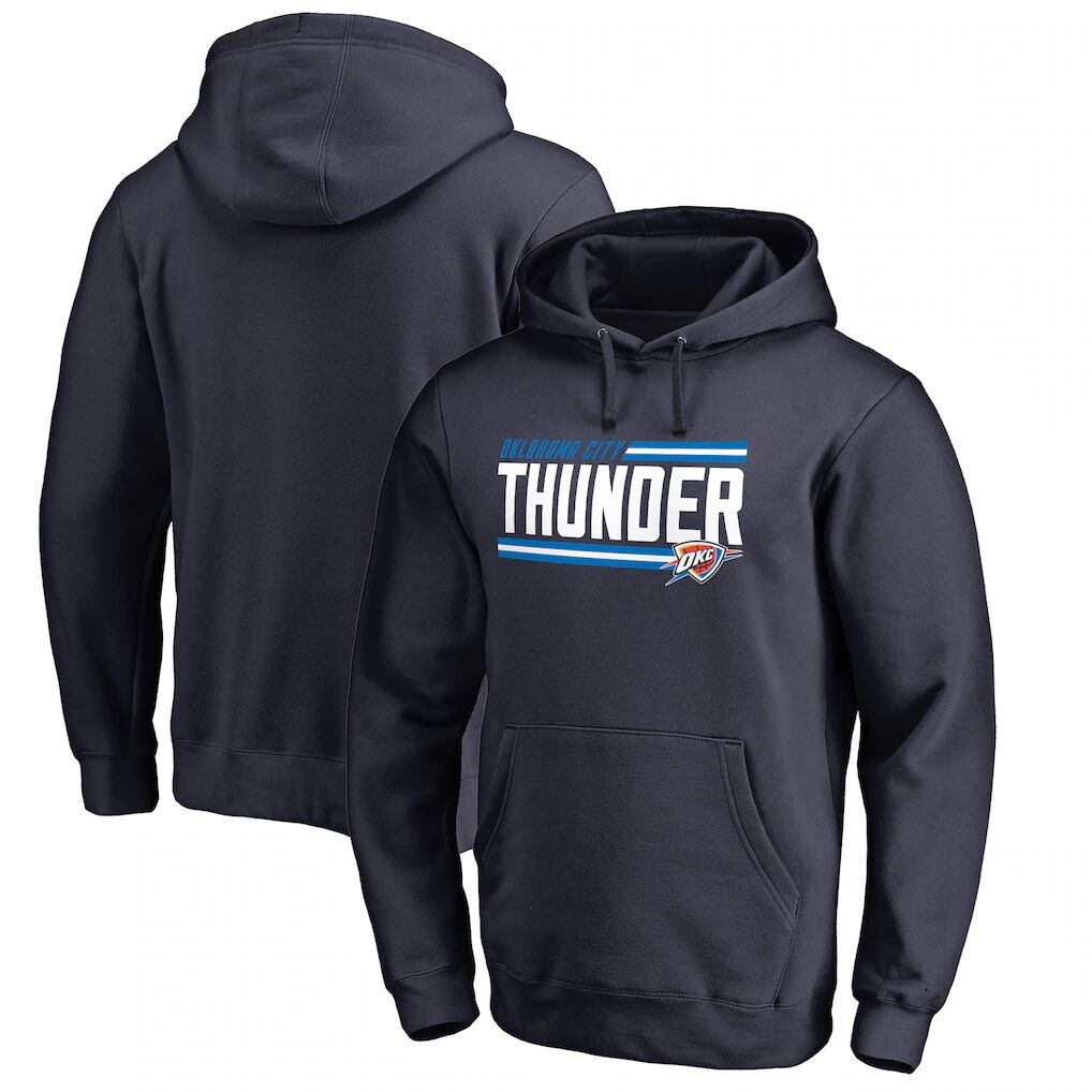Oklahoma City Thunder Onside Stripe Pullover Hoodie