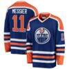 Mark Messier Edmonton Oilers Fanatics Premier Breakaway Retired Player Jersey - Blue - Front View
