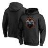 Edmonton Oilers Core Smoke Pullover Hoodie - Black - Front View