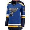 Robert Thomas St. Louis Blues Fanatics Women's Home Breakaway Player Jersey - Blue - Front View