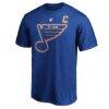 Brett Hull St. Louis Blues Fanatics Authentic Stack Retired Player Name & Number T-Shirt - Blue - Back View