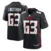 Chris Lindstrom Atlanta Falcons Nike Game Jersey - Black - Front View