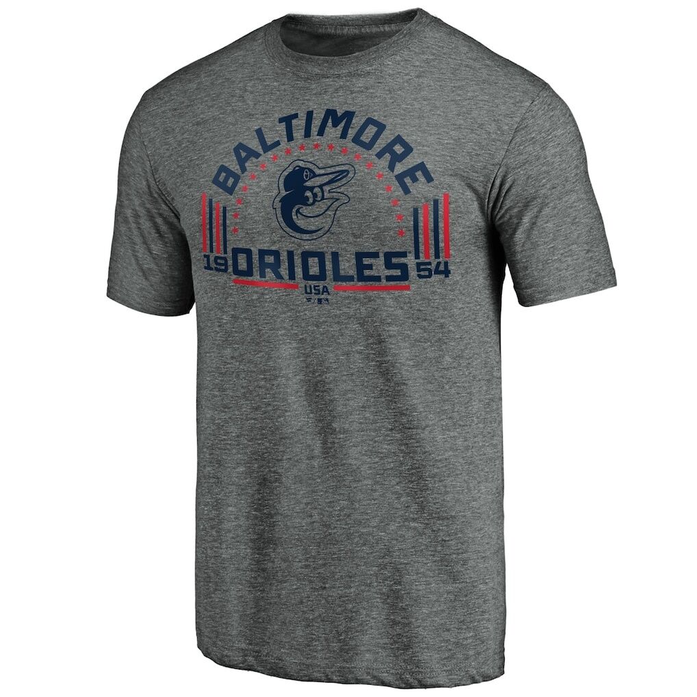 Baltimore Orioles Team Freedom Tri-Blend T-Shirt