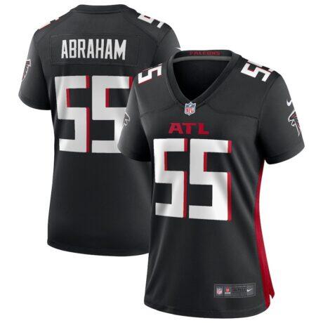 John Abraham Atlanta Falcons Nike Women's Game Retired Player Jersey - Black - Front View