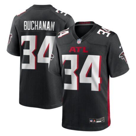 Ray Buchanan Atlanta Falcons Nike Game Retired Player Jersey - Black - Front View