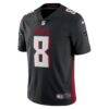 Kyle Pitts Atlanta Falcons Nike Vapor Limited Jersey - Black - Back View