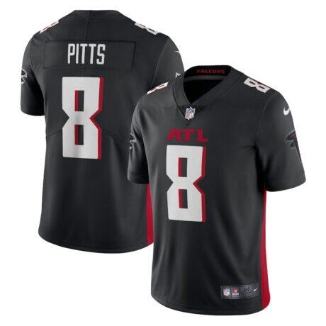 Kyle Pitts Atlanta Falcons Nike Vapor Limited Jersey - Black - Front View