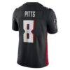 Kyle Pitts Atlanta Falcons Nike Vapor Limited Jersey - Black - Side View