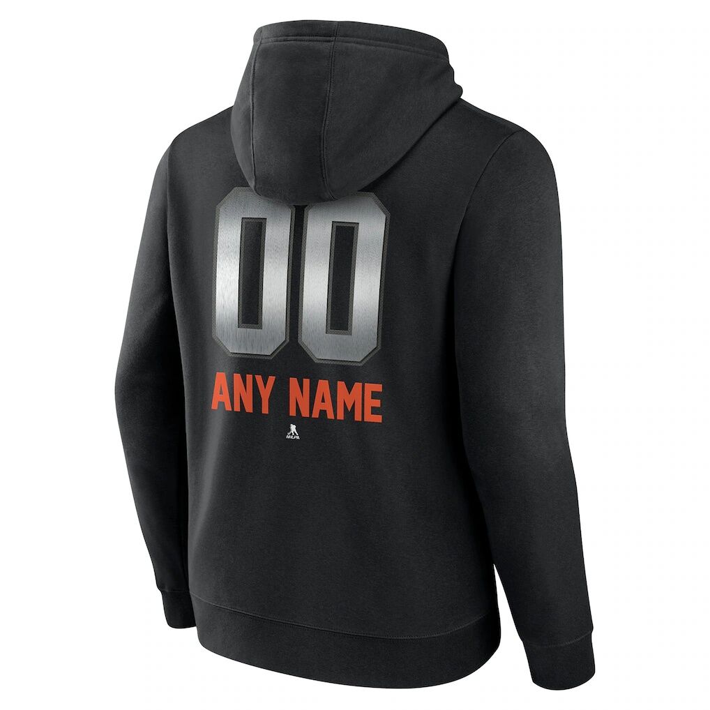Edmonton Oilers Personalized Midnight Mascot Logo Pullover Hoodie