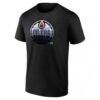 Edmonton Oilers Personalized Midnight Mascot Logo T-Shirt - Black - Back View