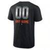 Edmonton Oilers Personalized Midnight Mascot Logo T-Shirt - Black - Side View