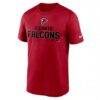 Atlanta Falcons Nike Legend Community Performance T-Shirt - Red - Back View