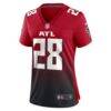 Warrick Dunn Atlanta Falcons Nike Women's Retired Game Jersey - Red - Back View