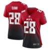 Warrick Dunn Atlanta Falcons Nike Women's Retired Game Jersey - Red - Front View