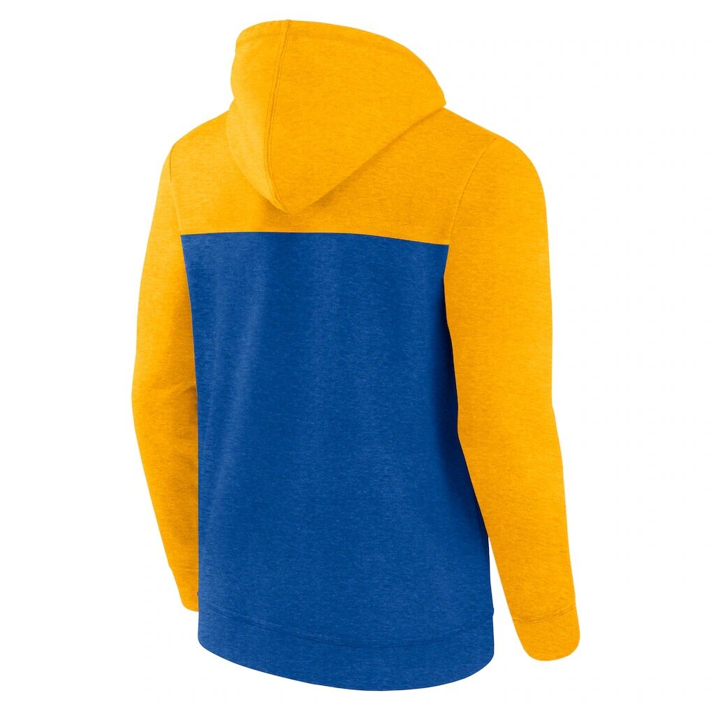 St. Louis Blues Fanatics Down and Distance Full-Zip Hoodie – Heather Blue