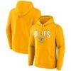 St. Louis Blues Fanatics Special Edition 2.0 Wordmark Pullover Hoodie - Gold - Front View