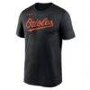Baltimore Orioles Nike New Legend Wordmark Dri-FIT T-Shirt - Black - Side View