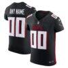 Atlanta Falcons Nike Vapor F.U.S.E. Elite Custom Jersey - Black - Front View