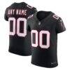 Atlanta Falcons Nike Vapor F.U.S.E. Elite Custom Jersey - Black - Front View