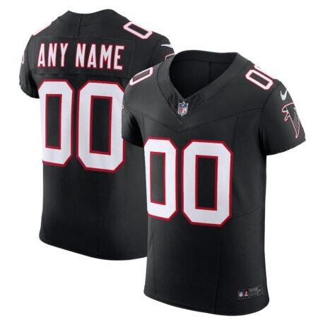 Atlanta Falcons Nike Vapor F.U.S.E. Elite Custom Jersey - Black - Front View