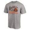 Baltimore Orioles Cooperstown Collection Winning Time T-Shirt - - Back View