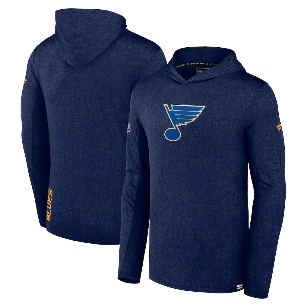 St. Louis Blues Fanatics Authentic Pro Lightweight Pullover Hoodie