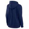 St. Louis Blues Fanatics Women's Authentic Pro Pullover Hoodie - Navy - Side View