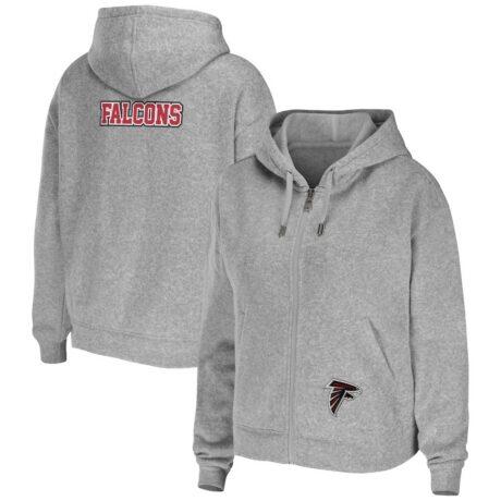 Atlanta Falcons WEAR by Erin Andrews Women's Team Full-Zip Hoodie - - Front View