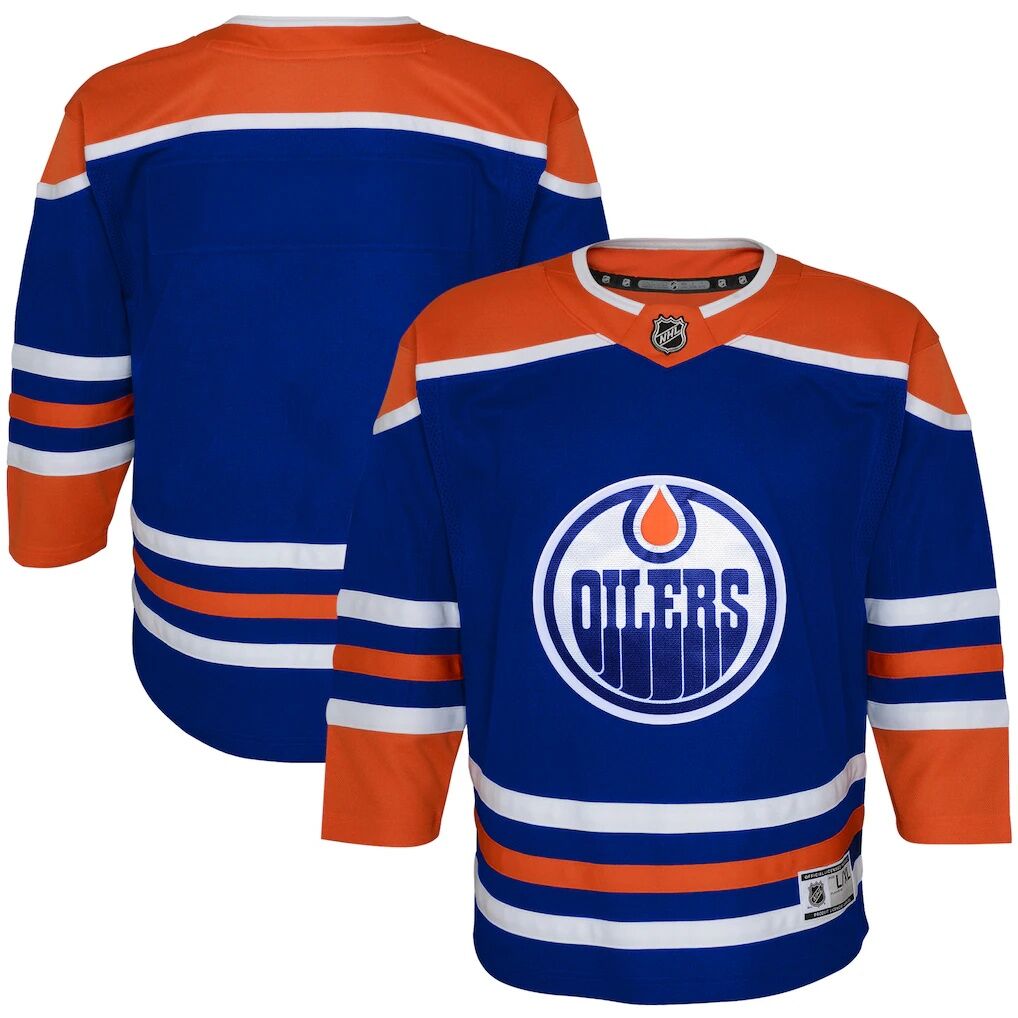 Edmonton Oilers Youth Home Premier Jersey – Royal