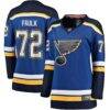 Justin Faulk St. Louis Blues Fanatics Women's Home Breakaway Player Jersey - Blue - Back View