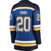 Brandon Saad St. Louis Blues Fanatics Women's Home Breakaway Player Jersey - Blue - Back View