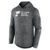 St. Louis Blues Fanatics Stacked Long Sleeve Hoodie T-Shirt - - Back View