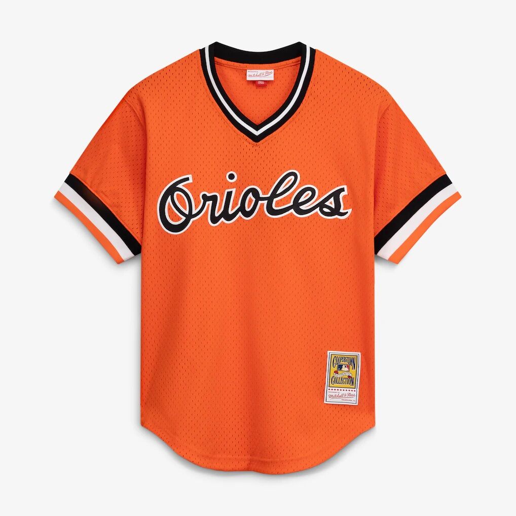 Cal Ripken Jr. Baltimore Orioles Mitchell & Ness Authentic Batting Practice Jersey