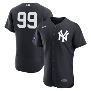 Aaron Judge New York Yankees Nike Alternate Authentic Sponsor Patch Jersey